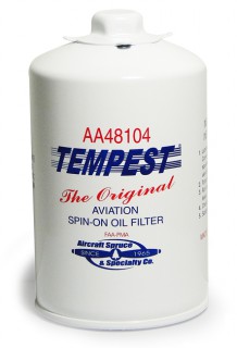 Tempest AA48104 S/O Oil Filter