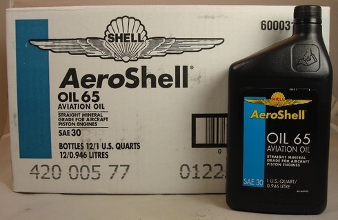 Aeroshell 65 Oil SAE J-1966-MIL-L-6082-1 Quart