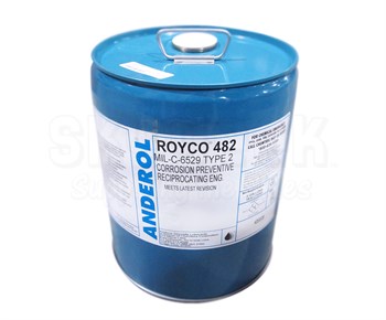 Royco 482 MIL-PRF-6529 Corrosion Preventative 5 Gallon Pail