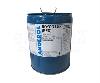 Royco LGF Landing Gear Fluid Red BMS 3-32 5 Gallon Pail