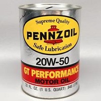 Pennzoil GT Performance SAE 20W-50 Motor Oil
