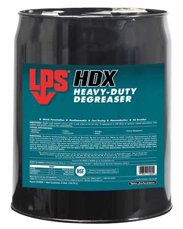 LPS® HDX 01005 Heavy-Duty Degreaser, 5 gal pail