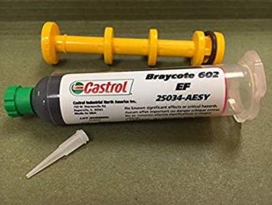 Castrol Braycote 602 EF Perfluorinated Polyether Grease 2 oz Syringe