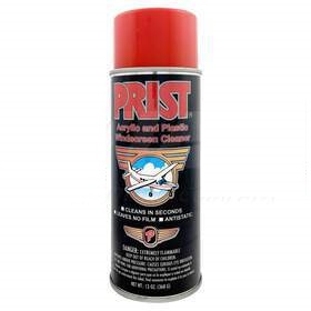 PRIST Acrylic and Plastic Windshield Cleaner 13 oz Aerosol Can
