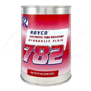 Royco 782 MIL-PRF-83282 Hydraulic Fluid Quart Can 9150015486612