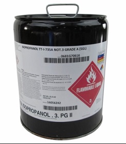 Isopropyl Alcohol Solvent MIL SPEC TT-I-735 Grade A – 5 Gallon Pail