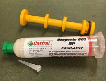 Castrol Braycote 803 RP NLGI 2 Grease 2 oz Syringe