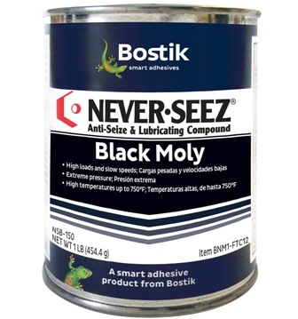Bostik Never-Seez NSB-150 Black Moly 12×1 LB Case