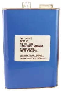 Royco 885 Lubricating Oil MIL-PRF-6085D - 1 Gallon Can